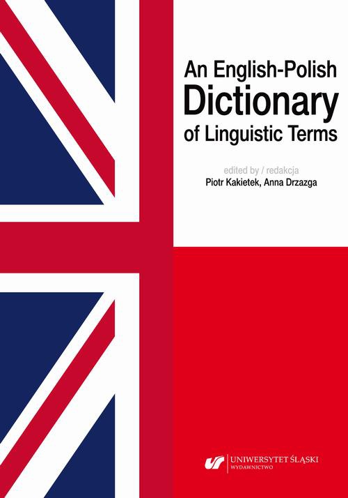 Okładka książki o tytule: An English-Polish Dictionary of Linguistic Terms