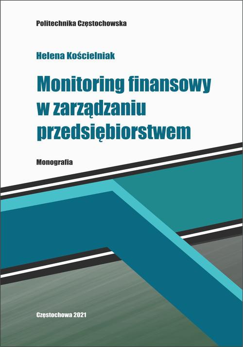 Обложка книги под заглавием:Monitoring finansowy w zarządzaniu przedsiębiorstwem