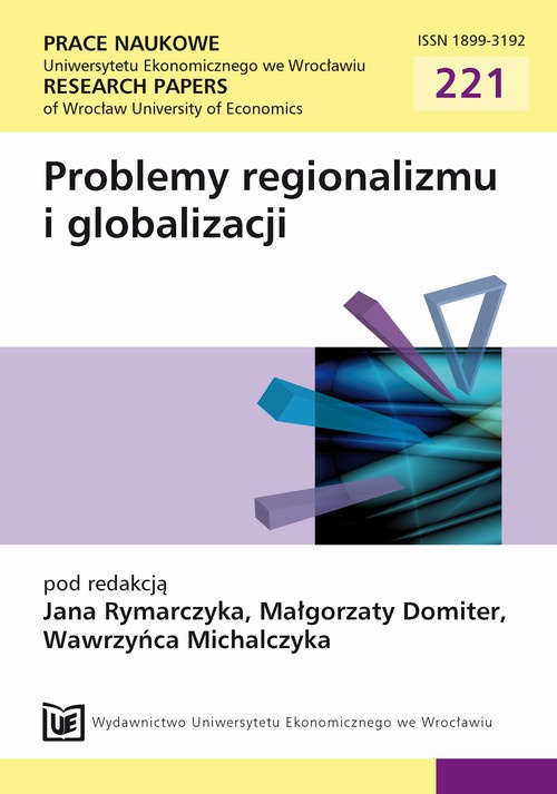 The cover of the book titled: Problemy regionalizmu i globalizacji