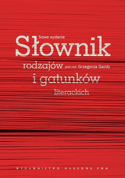 Обкладинка книги з назвою:Słownik rodzajów i gatunków literackich