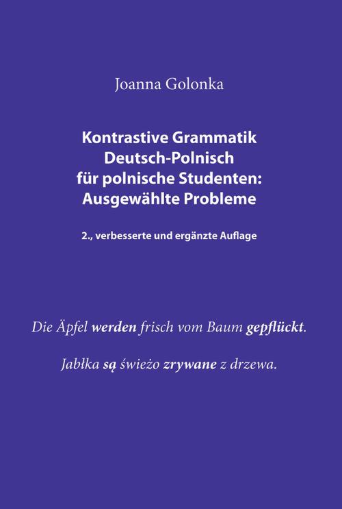 Okładka książki o tytule: Kontrastive Grammatik Deutsch-Polnisch für polnische Studenten: Ausgewählte Probleme