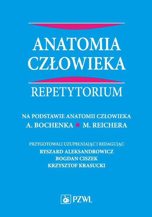 The cover of the book titled: Anatomia człowieka. Repetytorium