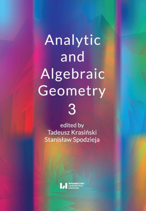 The cover of the book titled: Analytic and Algebraic Geometry 3