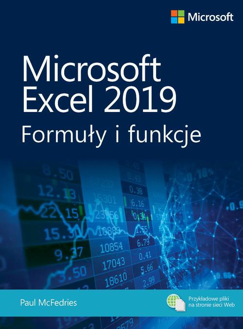 The cover of the book titled: Microsoft Excel 2019: Formuły i funkcje