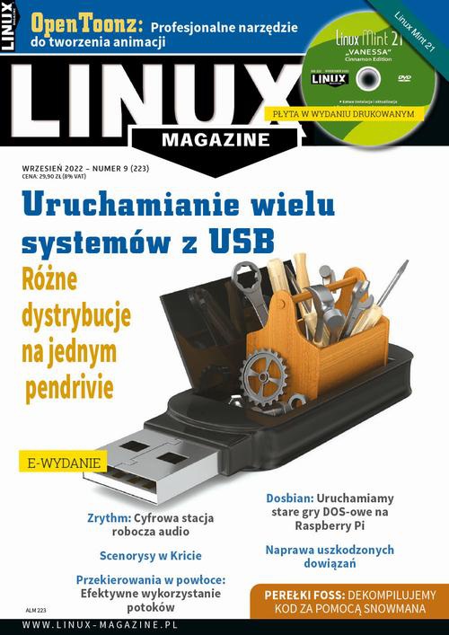 Обкладинка книги з назвою:Linux Magazine (wrzesień 2022)