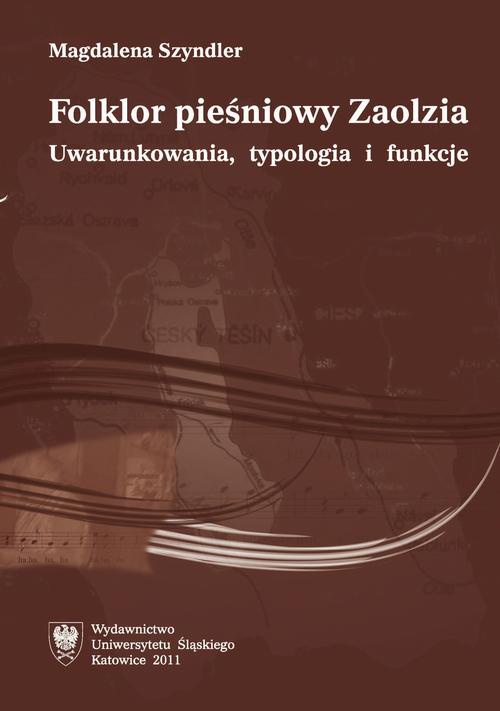 Okładka książki o tytule: Folklor pieśniowy Zaolzia