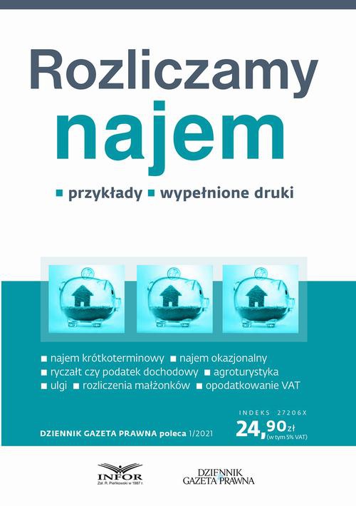 The cover of the book titled: Rozliczamy najem