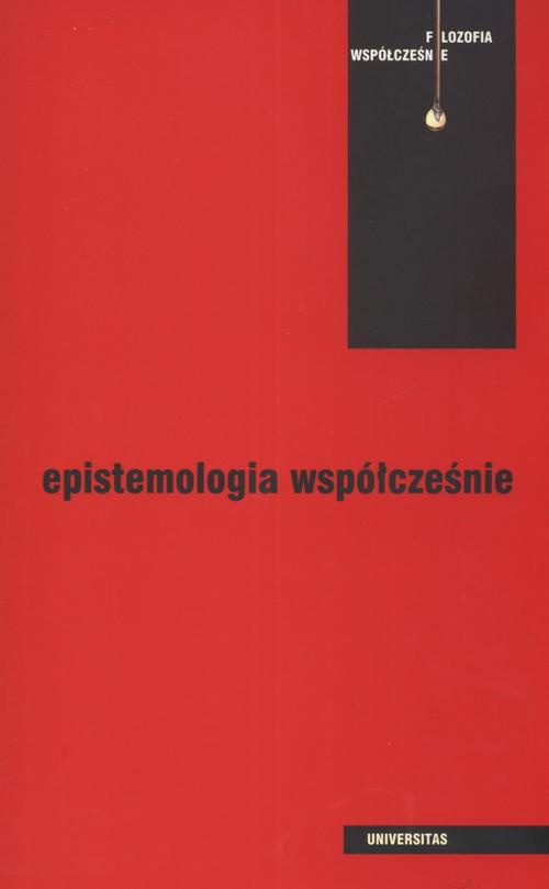 Okładka książki o tytule: Epistemologia współcześnie