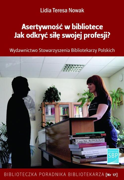 Обложка книги под заглавием:Asertywność w bibliotece