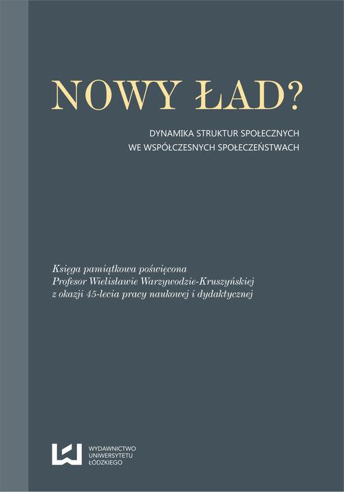 The cover of the book titled: Nowy ład?