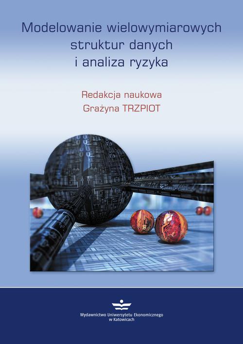 Обложка книги под заглавием:Modelowanie wielowymiarowych struktur danych i analiza ryzyka