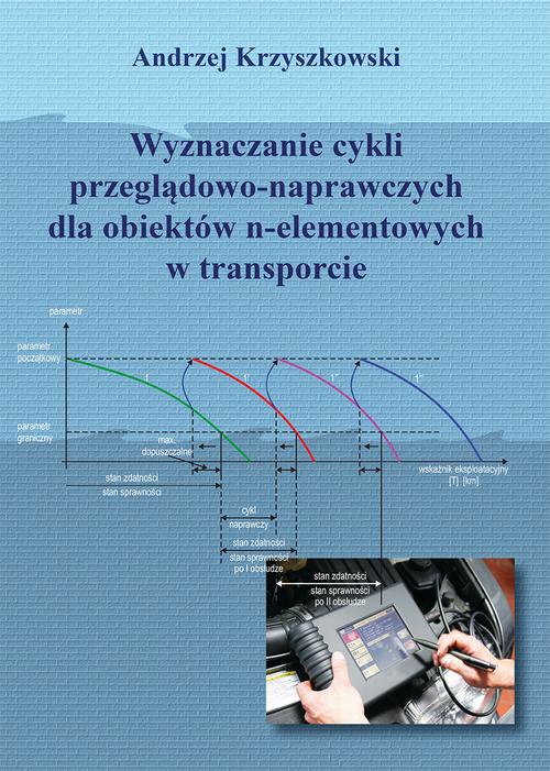 Okładka książki o tytule: Wyznaczanie cykli przeglądowo-naprawczych dla obiektów n-elementowych w transporcie