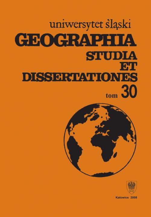 Okładka książki o tytule: Geographia. Studia et Dissertationes. T. 30