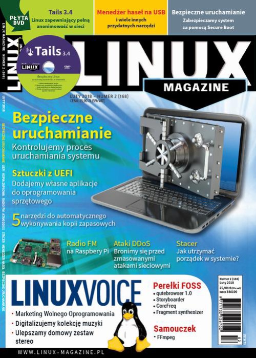 Okładka książki o tytule: Linux Magazine 2/2018 (168)