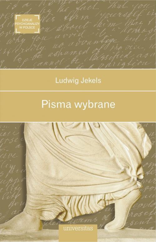 Обложка книги под заглавием:Pisma wybrane (Ludwig Jekels)