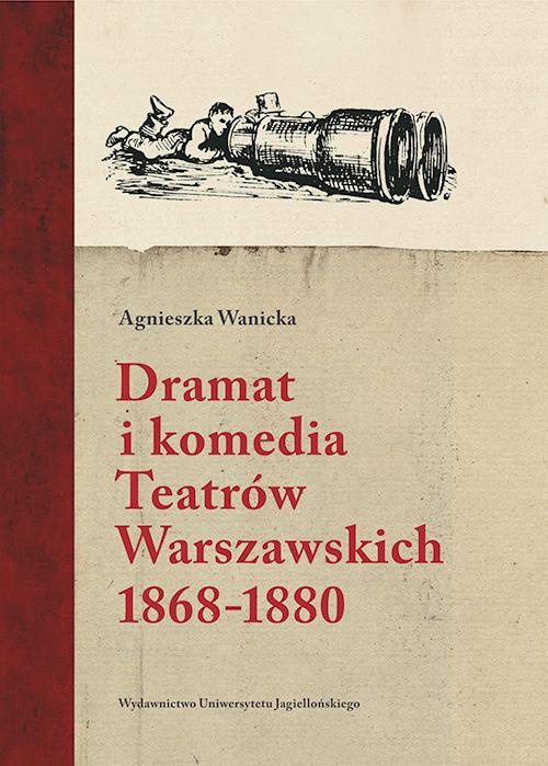 Обложка книги под заглавием:Dramat i komedia Teatrów Warszawskich 1868-1880