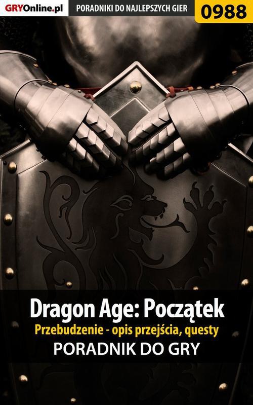 Okładka:Dragon Age: Początek - Przebudzenie - poradnik do gry 