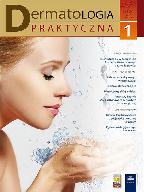 Okładka książki o tytule: Dermatologia Praktyczna 1/2017