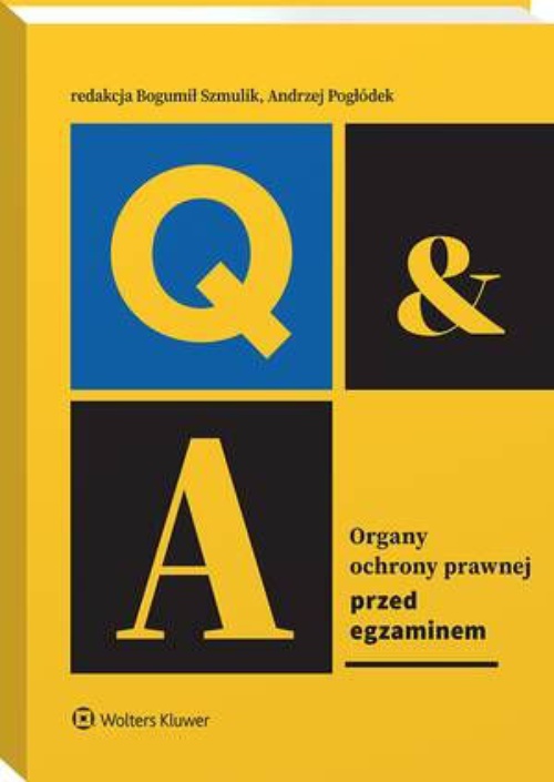 Okładka książki o tytule: Organy ochrony prawnej. Przed egzaminem