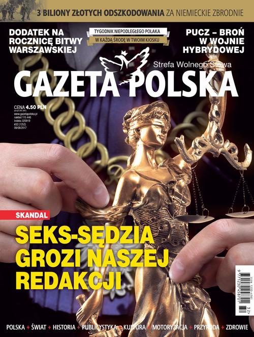 Обложка книги под заглавием:Gazeta Polska 09/08/2017