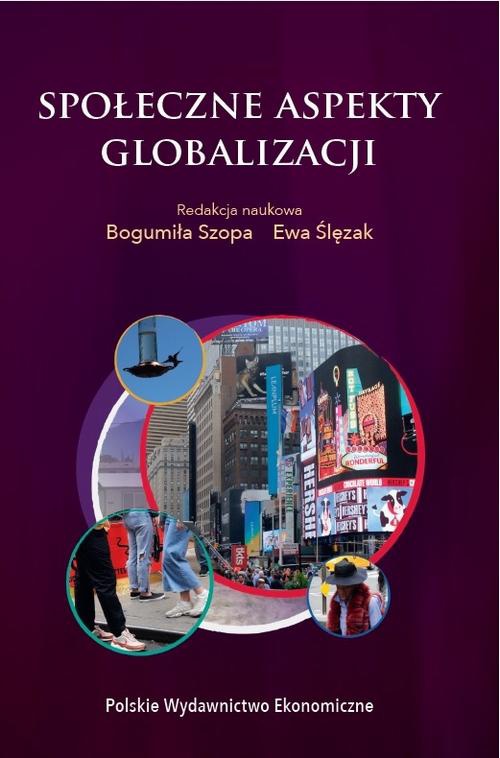 Обложка книги под заглавием:Społeczne aspekty globalizacji