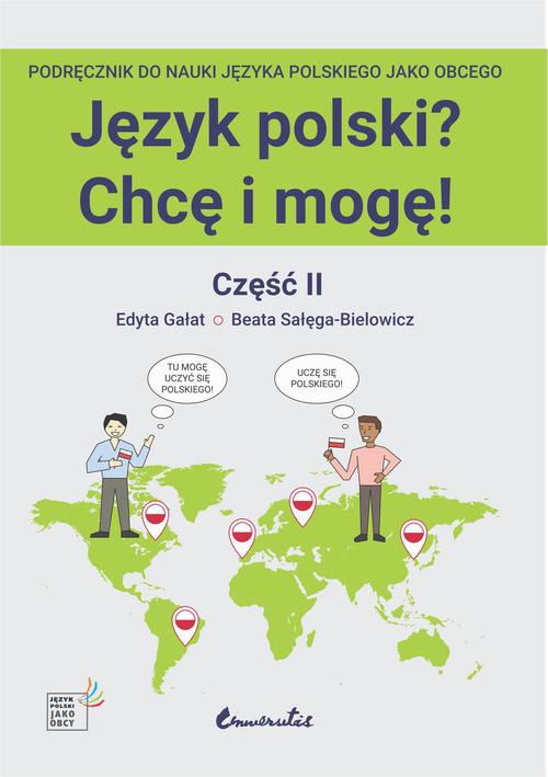 Обложка книги под заглавием:Język polski? Chcę i mogę! Część II: A1+