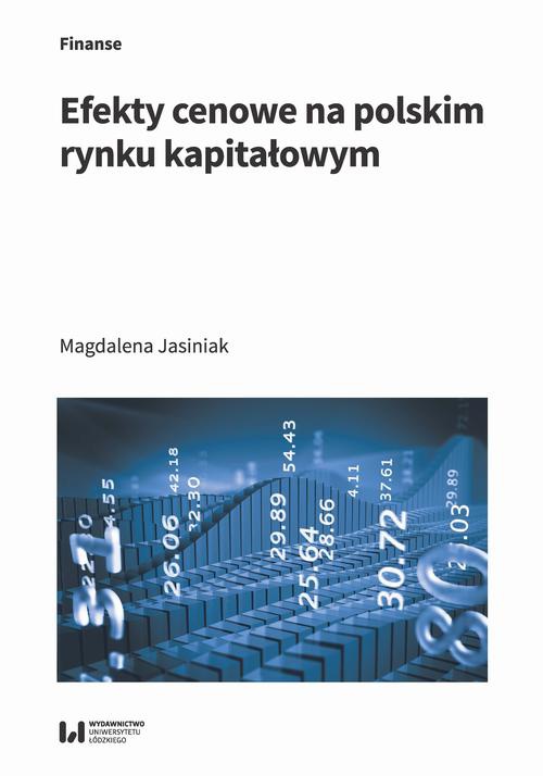 Okładka książki o tytule: Efekty cenowe na polskim rynku kapitałowym