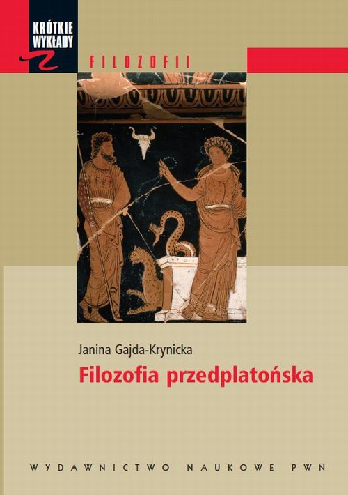 Обложка книги под заглавием:Filozofia przedplatońska