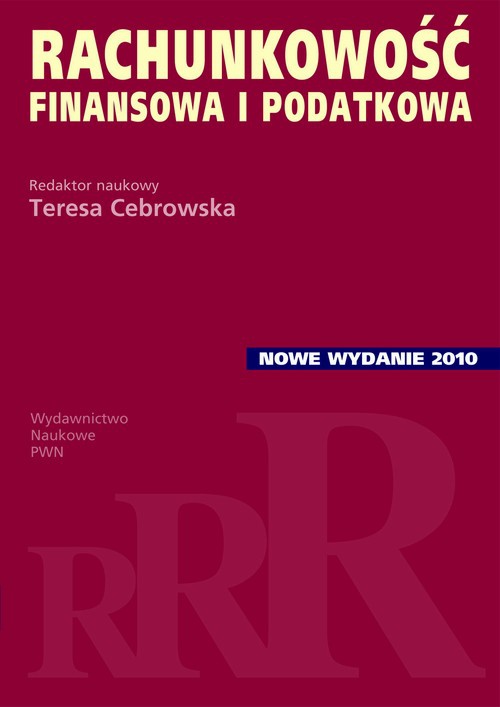 The cover of the book titled: Rachunkowość finansowa i podatkowa