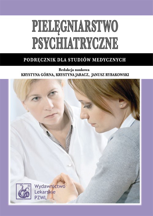 Обложка книги под заглавием:Pielęgniarstwo psychiatryczne. Podręcznik dla studiów medycznych