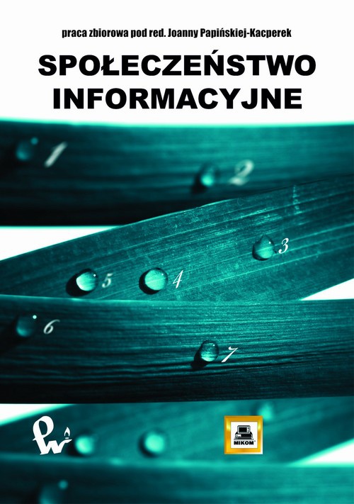 The cover of the book titled: Społeczeństwo informacyjne