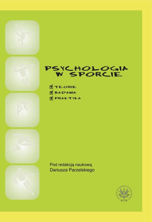 The cover of the book titled: Psychologia w sporcie