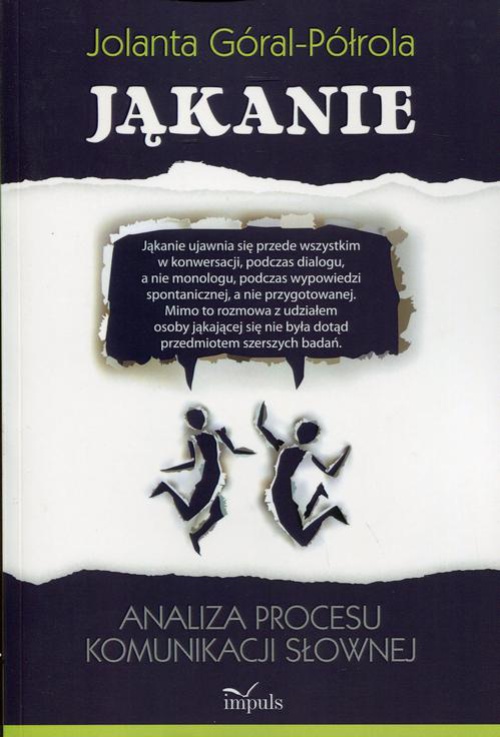 The cover of the book titled: Jąkanie