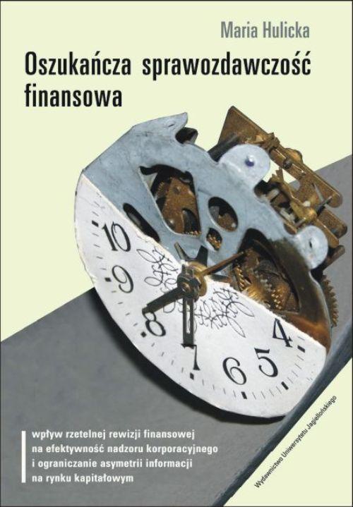 The cover of the book titled: Oszukańcza sprawozdawczość finansowa