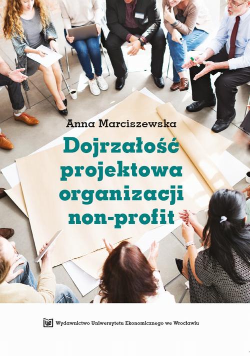 The cover of the book titled: Dojrzałość projektowa organizacji non-profit