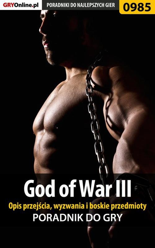 Okładka:God of War III - opis przejścia, wyzwania, boskie przedmioty 