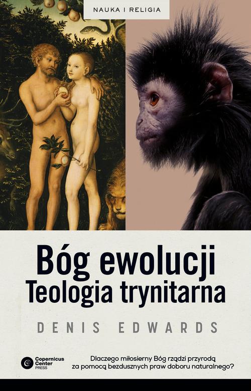 Обложка книги под заглавием:Bóg ewolucji. Teologia trynitarna