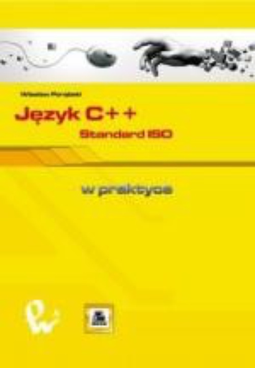 The cover of the book titled: Język C++. Standard ISO