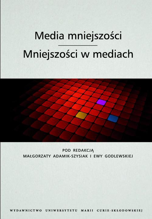 Обкладинка книги з назвою:Media mniejszości. Mniejszości w mediach