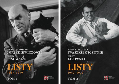 Okładka:Anna i Jarosław Iwaszkiewiczowie-Jerzy Lisowski Listy Tom 1-2 