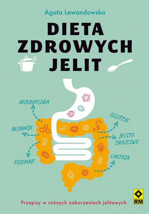 Обложка книги под заглавием:Dieta zdrowych jelit