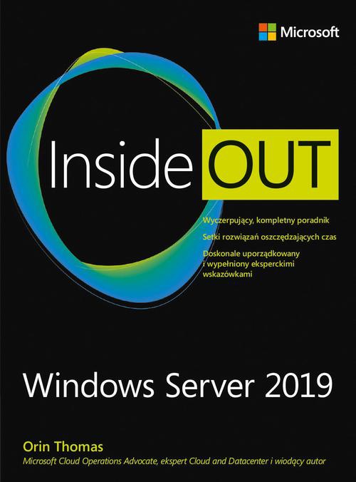 Okładka książki o tytule: Windows Server 2019 Inside Out