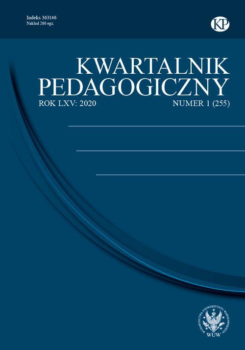 The cover of the book titled: Kwartalnik Pedagogiczny 2020/1 (255)