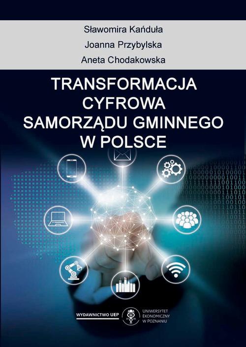 The cover of the book titled: Transformacja cyfrowa samorządu gminnego w Polsce