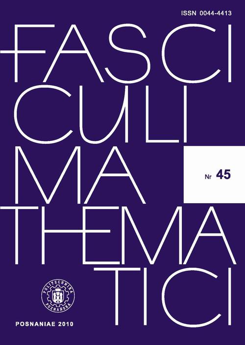Okładka książki o tytule: Fasciculi Mathematici 2010/45