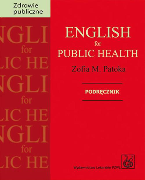 Okładka książki o tytule: English for public health