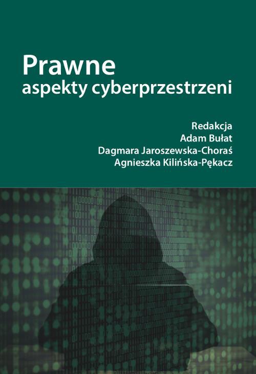 Обложка книги под заглавием:Prawne aspekty cyberprzestrzeni