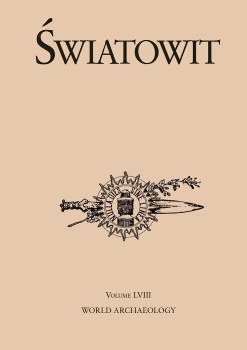 Обкладинка книги з назвою:Światowit. Volume LVIII
