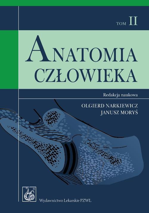 Обложка книги под заглавием:Anatomia człowieka t.2