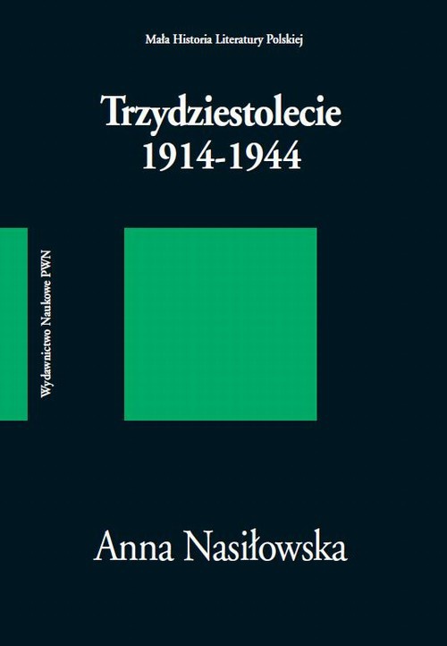 Обложка книги под заглавием:Trzydziestolecie 1914-1944